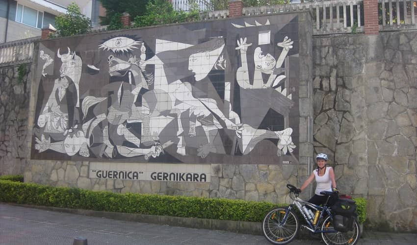 Wall Mosaic in Guernica