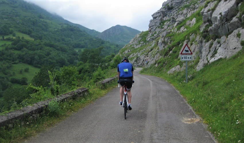 Collada Llomena (Puente Vidosa) -  Asturias Cycling Climb