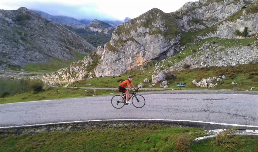 Lagos de Covadonga  -  Asturias Cycling Climb