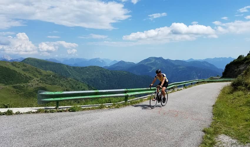Monte Crostis from Ravascletto - Italian Alps Cycling Climb