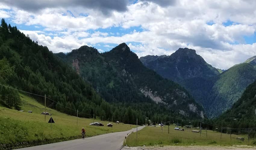 Passo Fedaia from Caprile - Italian Alps Cycling Climb