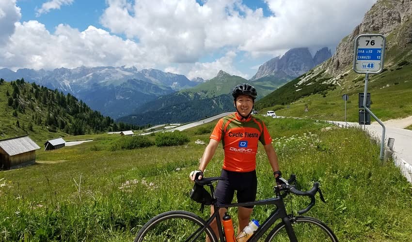 Passo Pordoi from Canazei - Italian Alps Cycling Climb
